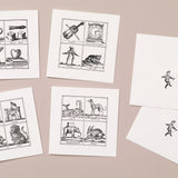 4 Georgian Miscellany Greeting Cards, A