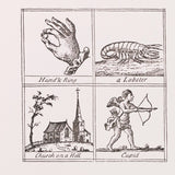 4 Georgian Miscellany Greeting Cards, B