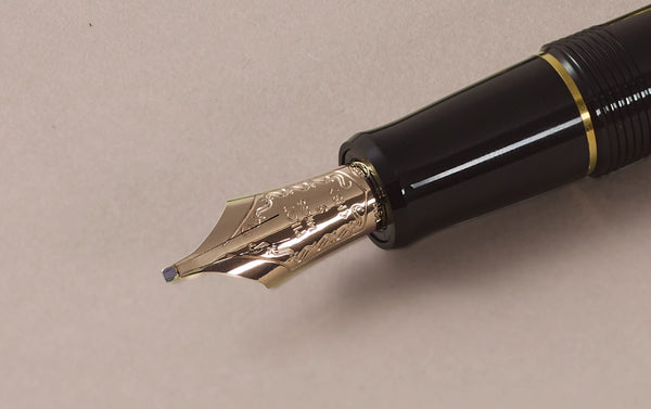 Black Pilot Custom 74 Fountain Pen, Music Nib