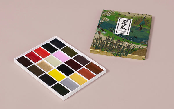 Japanese Watercolour Set, 4 Seasons