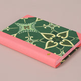 Extra-Thick "Composition Ledger" Wallpaper Collection Notebook, Green Medallion