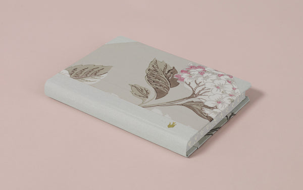 Extra-Thick "Composition Ledger" Wallpaper Collection Notebook, Grey Hydrangea