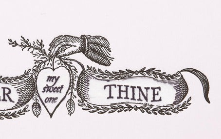 Letterpress Forever be Thine Greeting Card