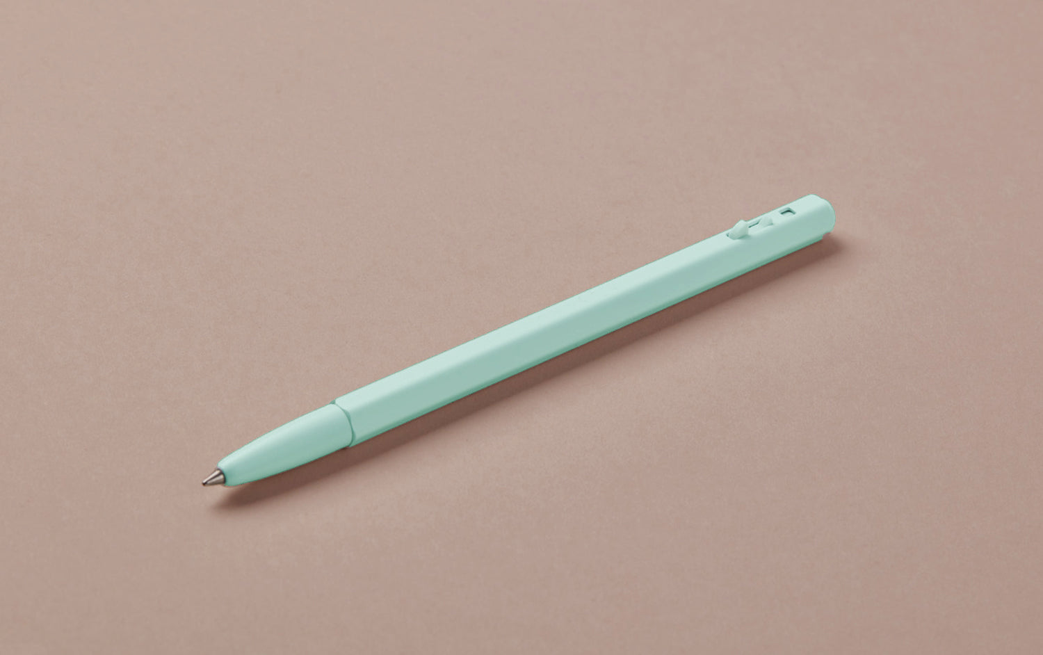 Clicky Mint Green Aluminium Ballpoint Pen