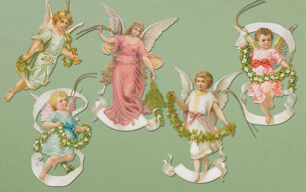 Christmas Angels and Cherubs Gift Tags