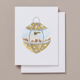 Engraved Christmas Decoration Card