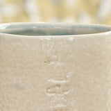 Steve Harrison Ceramic Desk Cup, No.118 Very light Beige Oval stoneware