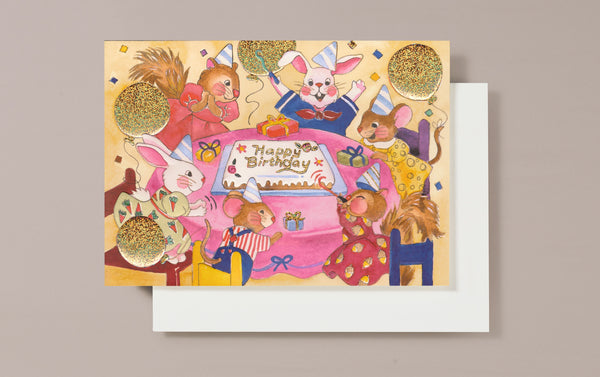 Happy Birthday Party Greeting Card
