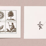 Letterpress Georgian Vignette Christmas Card