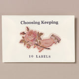 Gentleman's Hand & Rose - Decorative Stickers