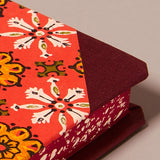 Extra-Thick "Composition Ledger" Wallpaper Collection Notebook, Strawberry Chevron