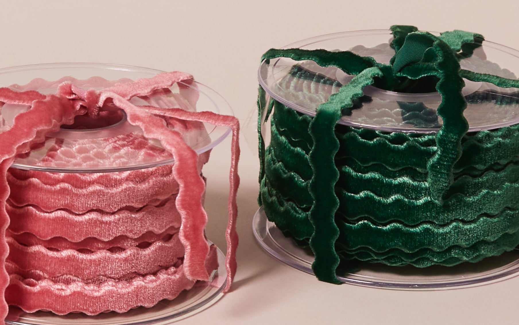 Premium Decorative Velvet Scalloped Ribbon, 20m roll – Choosing Keeping