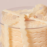 Premium Decorative Velvet Scalloped Ribbon, 20m roll