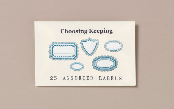 Choosing Keeping "Miniatures" Scalloped Decorative Labels