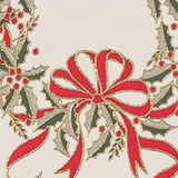 Engraved Wreath Christmas Card