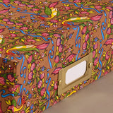 Handmade Remondini Archival Box, Brown Phoenix