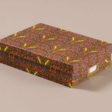 Handmade Remondini Archival Box, Brown Phoenix