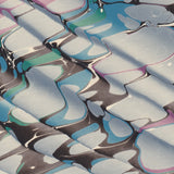 Hand Marbled Paper Sheet, Mauve Jewel Ripple