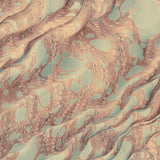 Hand Marbled Paper Sheet, Snake Moire