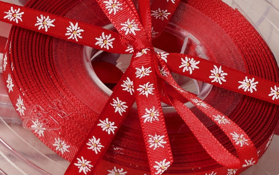 Premium Decorative Ribbon, 20m roll - Edelweiss