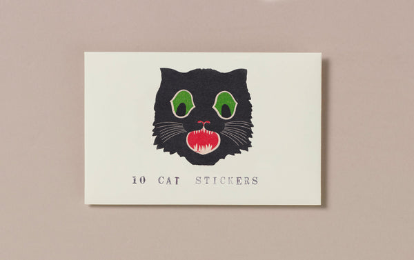 Hissing Cat Decorative Stickers