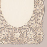 Set of 6 Lace Postcards and matching envelopes, No. 3