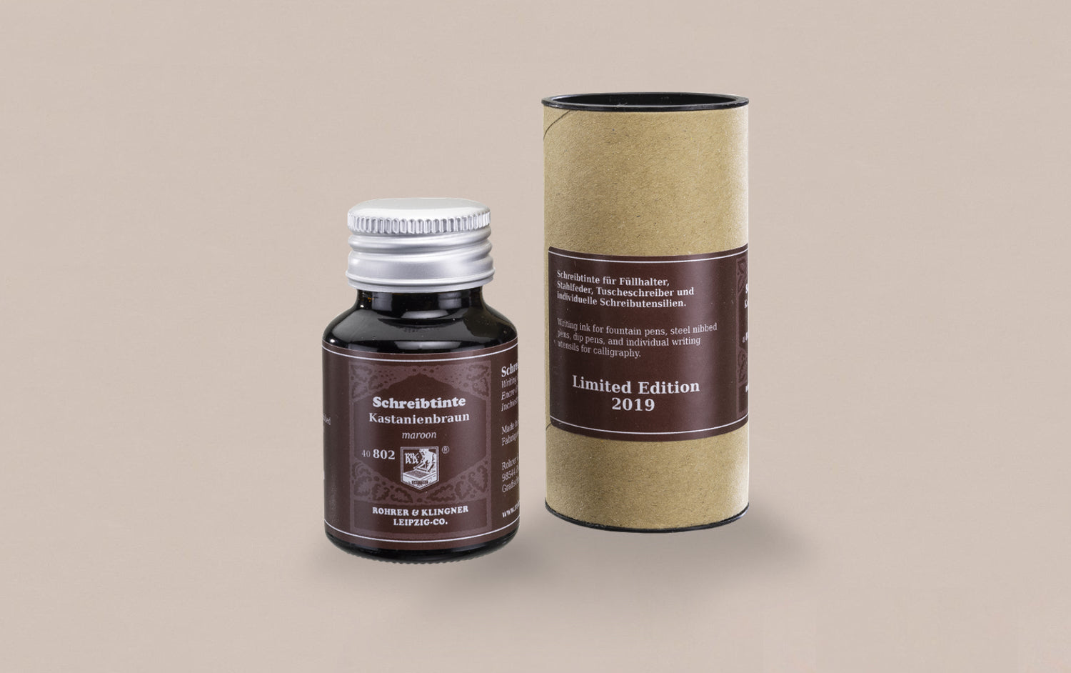 Limited Edition German Fountain Pen Ink 50ml  - Maroon