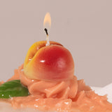 Peach Cake Candle