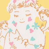 Silk Screen Printed Greeting Card, Mon Cheri