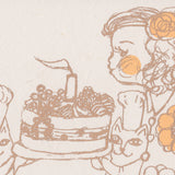 Silk Screen Printed Greeting Card, Birthday Bakers