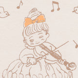 Silk Screen Printed Greeting Card, Musical Birthday Cake