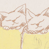 Silk Screen Printed Greeting Card, Puss in Boots