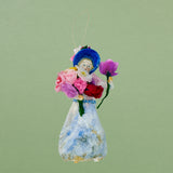 Christmas Ornament, Spun Cotton Pygmalion Doll