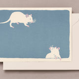 Cheeky Mice Greeting Card