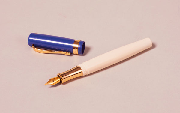 Blue and Ivory Kaweco Student 50s Retro Fountain Pen