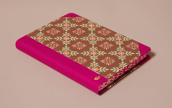 Extra-Thick "Composition Ledger" Wallpaper Collection Notebook, Firework Trellis