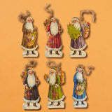 Christmas Santa Tassel Gift Tags - No.1