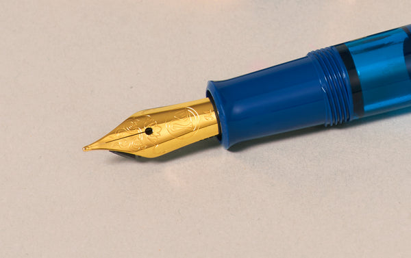 Pelikan M200 Pastel-Blue Fountain Pen - oblation papers & press