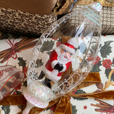 Christmas Ornament, Santa in a Globe