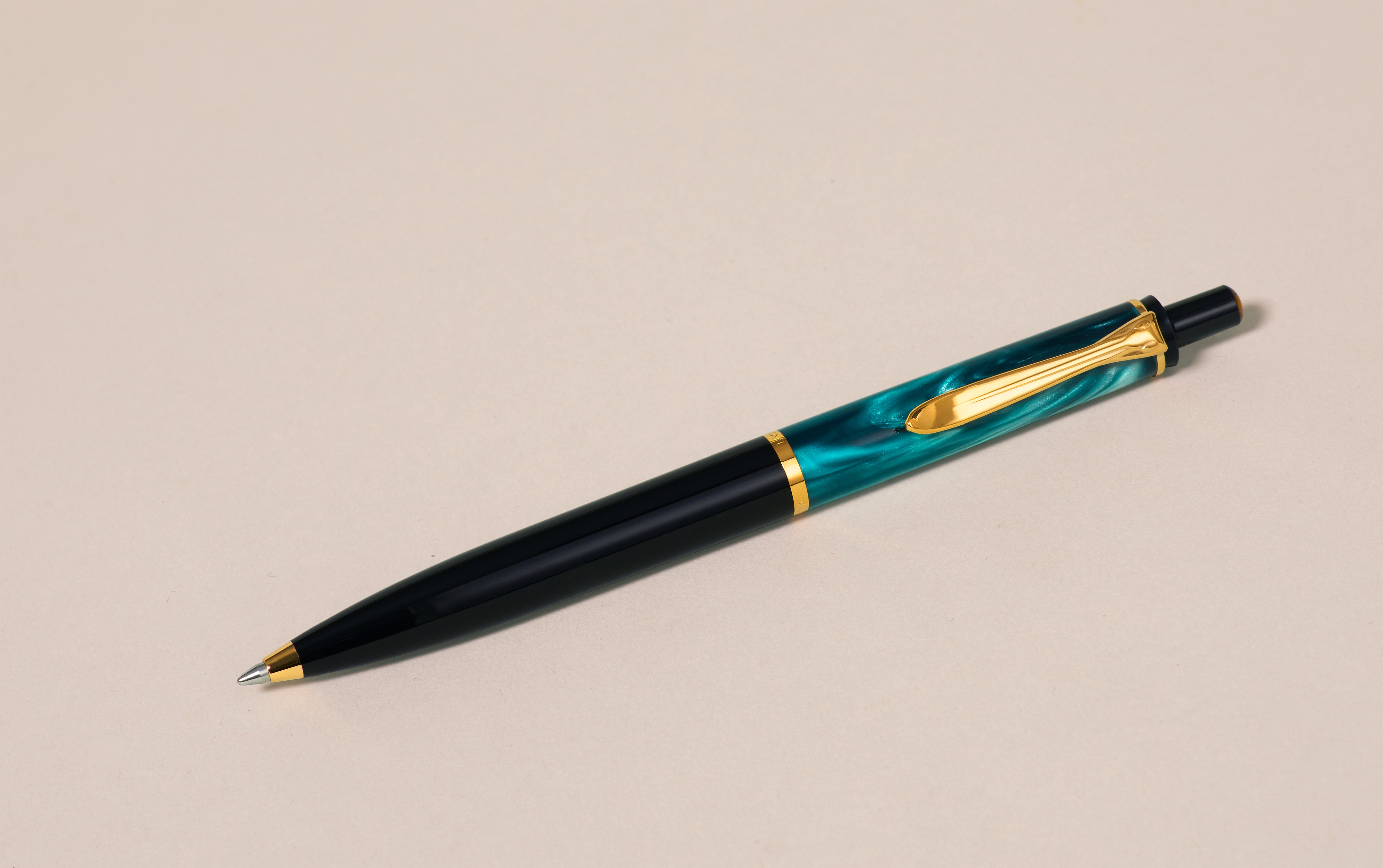 Pelikan K200 Green Marbled Ballpoint Pen