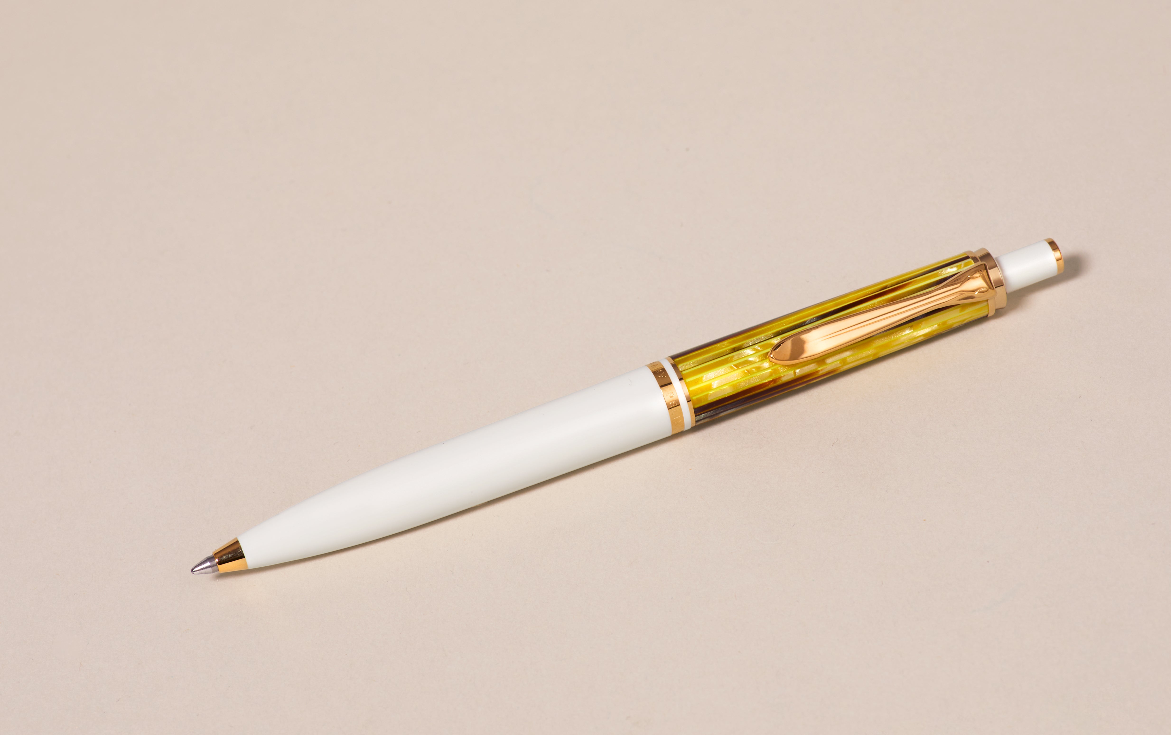 Pelikan K200 White Tortoise Ballpoint Pen