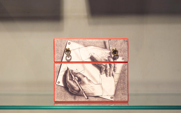 Ann Hepper Decorative Box, Escher Hands Writing