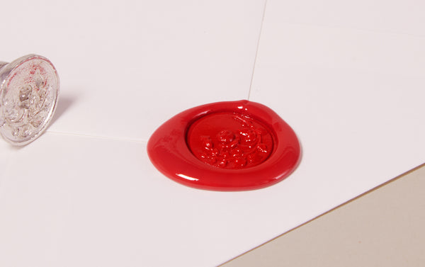 French Wax Seal, Rose Branch