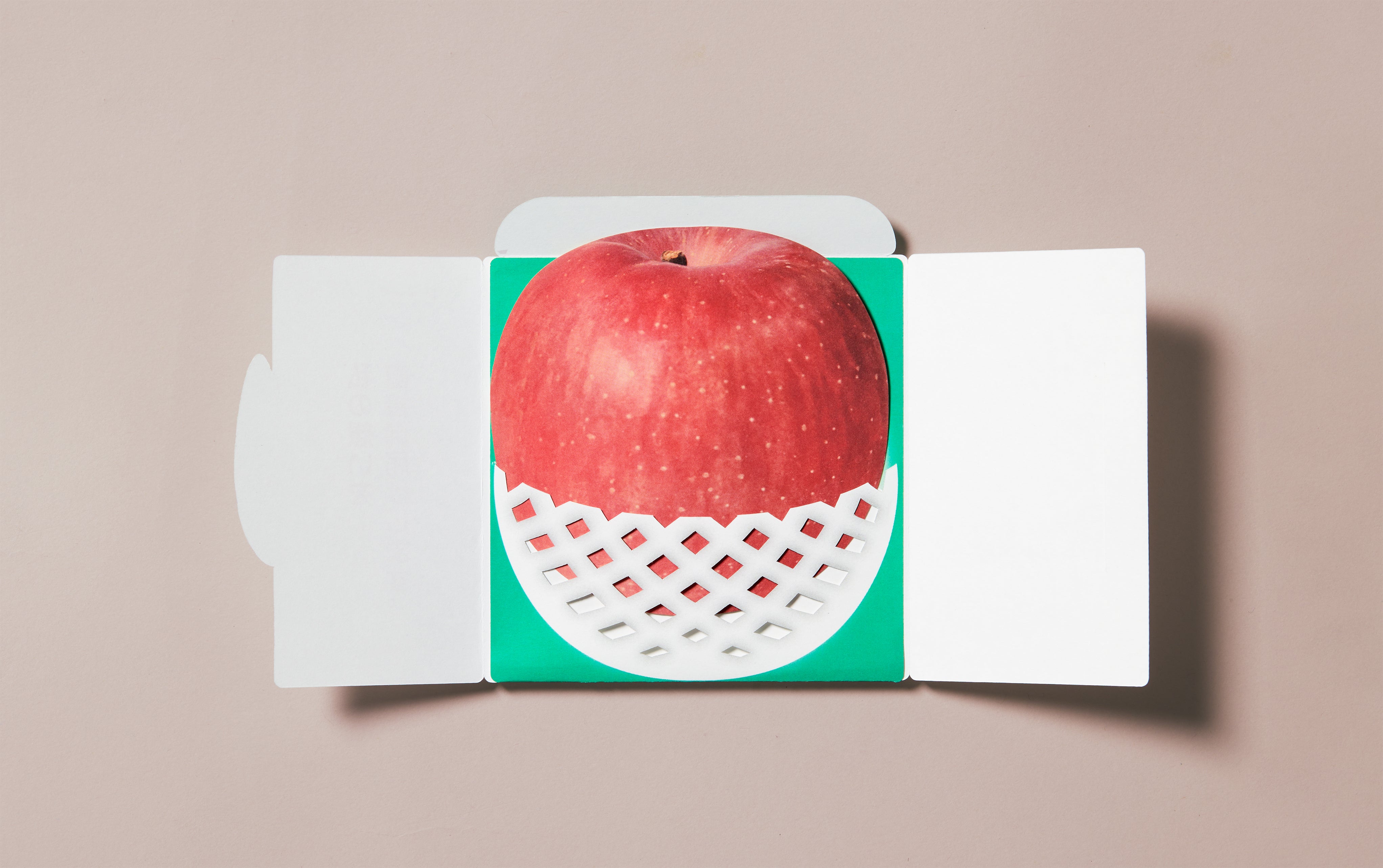 Faux Apple Greeting Card