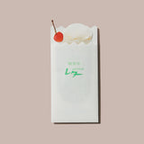 Faux Ice Cream Float Greeting Card
