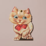 Cat with Moving Head Greeting Card