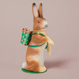 Traditional Papier-mâché Easter Bunny Figurine