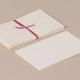 Cards & Envelopes, Cream Laid Deckled Edge