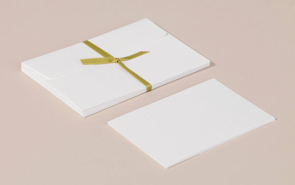 Cards & Envelopes, White Flower