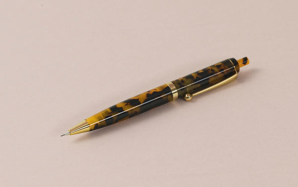 Ohnishi Seisakusho Tortoise Shell Celluloid 0.5mm Mechanical Pencil